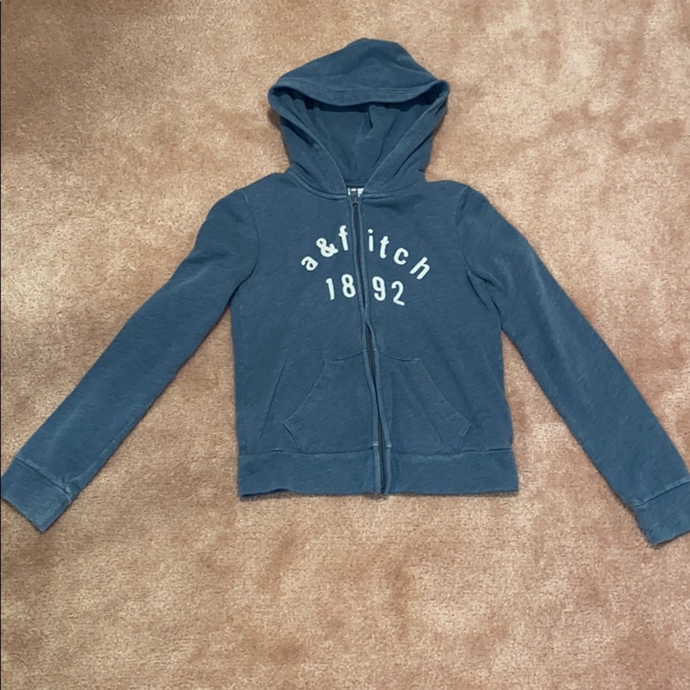 Blue hoodie